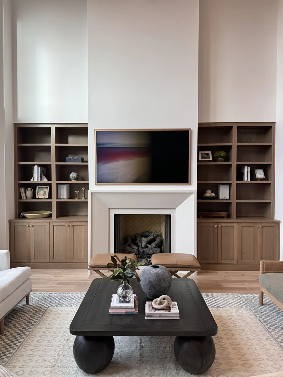 Integrated Fireplace Display