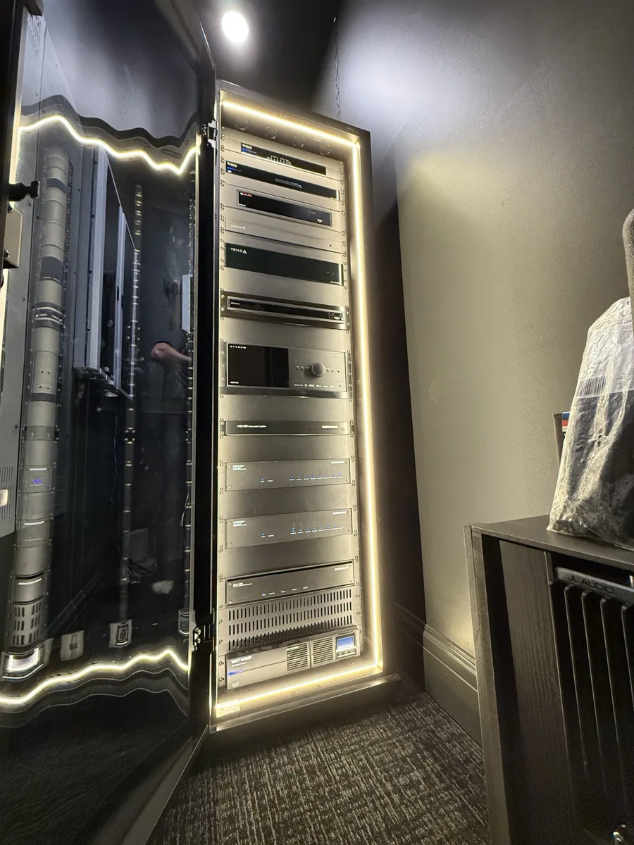 Illuminated Equipment Rack